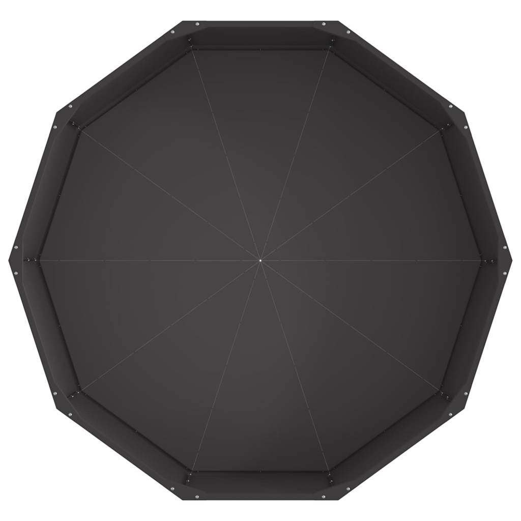 Jardinera Negro 120 X 120 X 35 Cm Acero_5