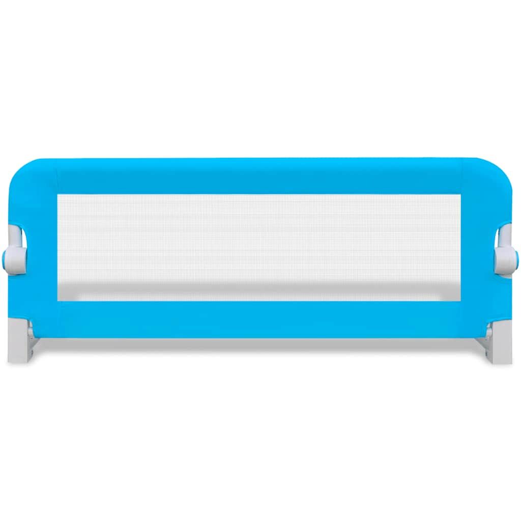 Vidaxl Barandilla De Seguridad Cama De Niño 102x42 Cm Azul_2