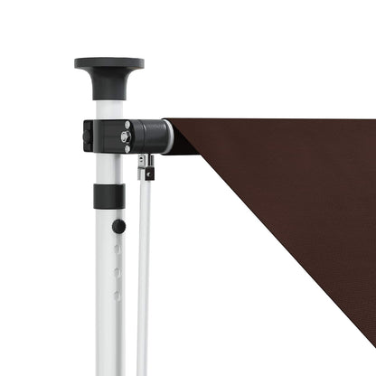 Toldo Retráctil Manual Marrón 150 Cm_3