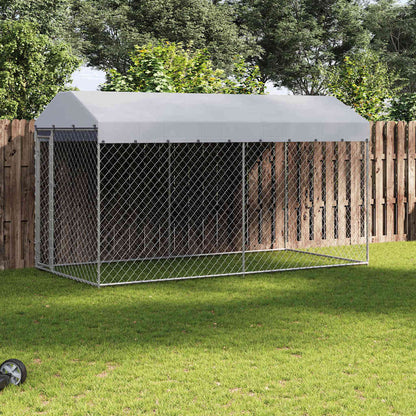Perrera De Exterior Con Toldo 382x192x225 Cm_1