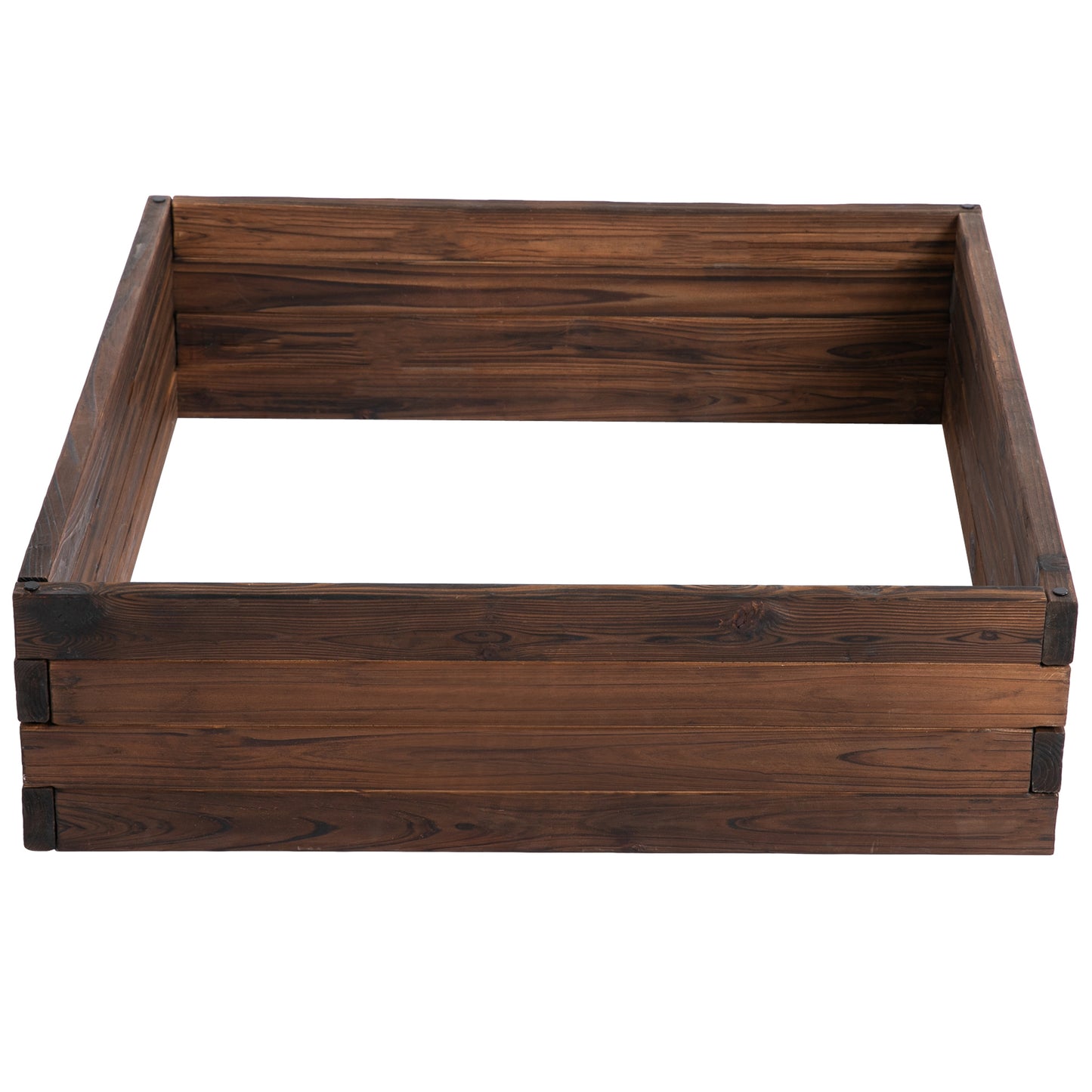 Outsunny Jardinera De Madera Jardín Maciza Para Cultivo De Flores Plantas_4