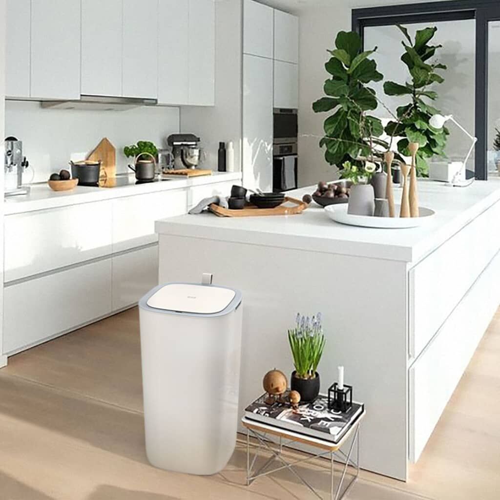 Eko Cubo De Basura Con Sensor Morandi 30 L Blanco_1