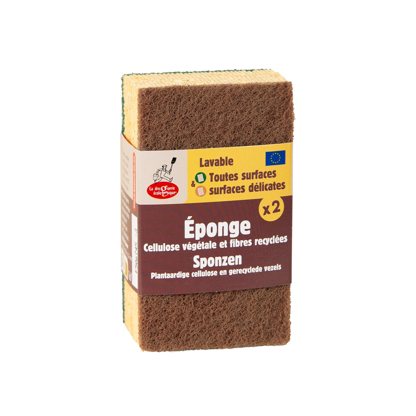 Estropajo 2 unidades todas las superficies + superficies delicadas