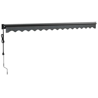 Toldo Retráctil Automático Gris Antracita 4,5x3 M_3