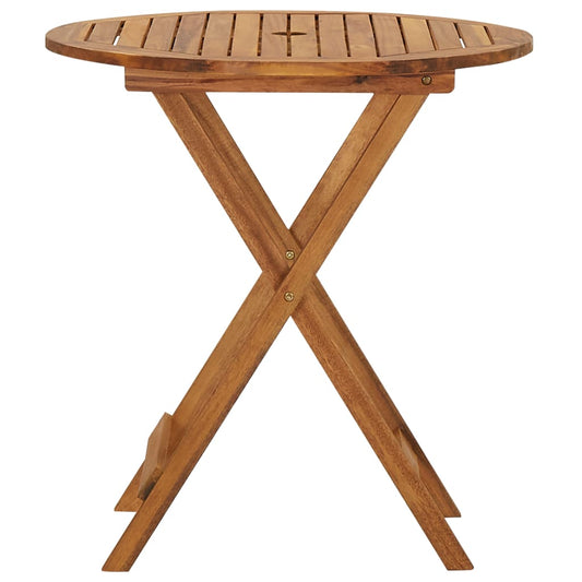 Comedor De Jardín Plegable 3 Piezas Madera Maciza De Acacia / Vetonek_0