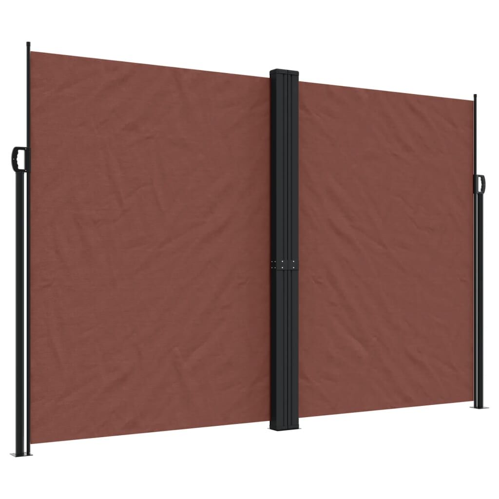 Vidaxl Toldo Lateral Retráctil Marrón 220x1000 Cm_0