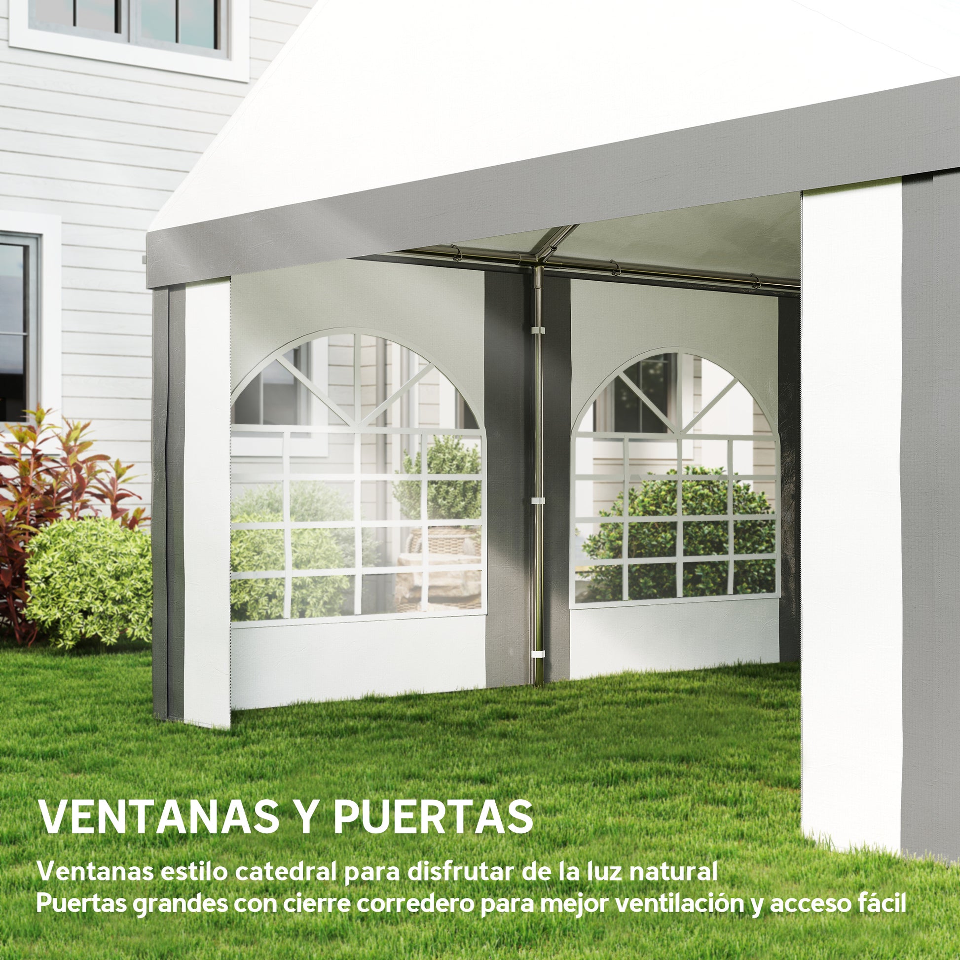 Outsunny Carpa Para Fiesta 4x8 M_4