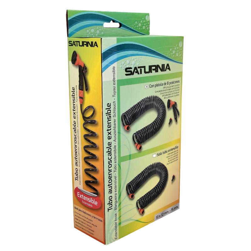 Manguera Riego Jardin Autoenroscable Con Set Riego 15 Metros_1