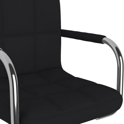 Taburete De Cocina De Tela Negro_5