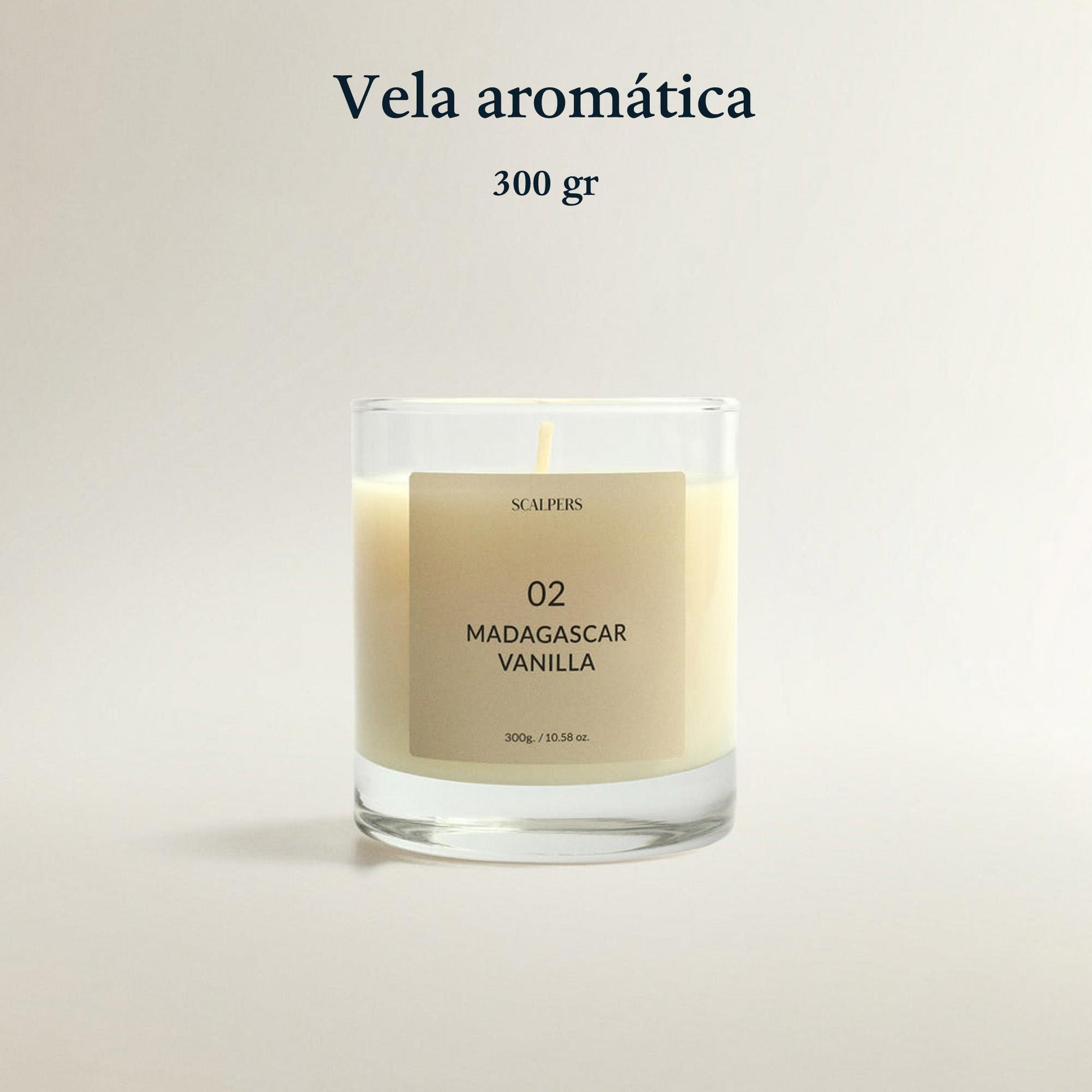 Vela Aromática 300gr Vainilla De Madagascar Scalpers_1