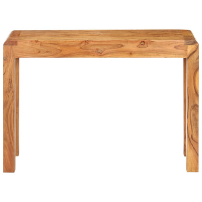 Mesa Consola Madera Maciza De Acacia Acabado Miel 110x40x76 Cm_0