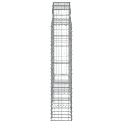 Cestas Gaviones 12 Uds Forma De Arco Hierro 200x30x140/160 Cm_4