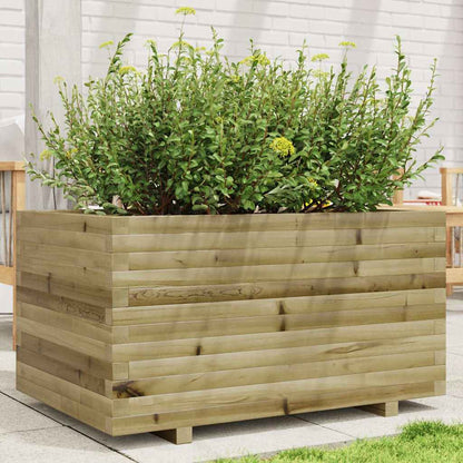 Jardinera Madera De Pino Impregnada 90x60x49,5 Cm_1