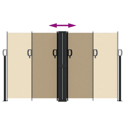 Vidaxl Toldo Lateral Retráctil Beige 140x1000 Cm_4