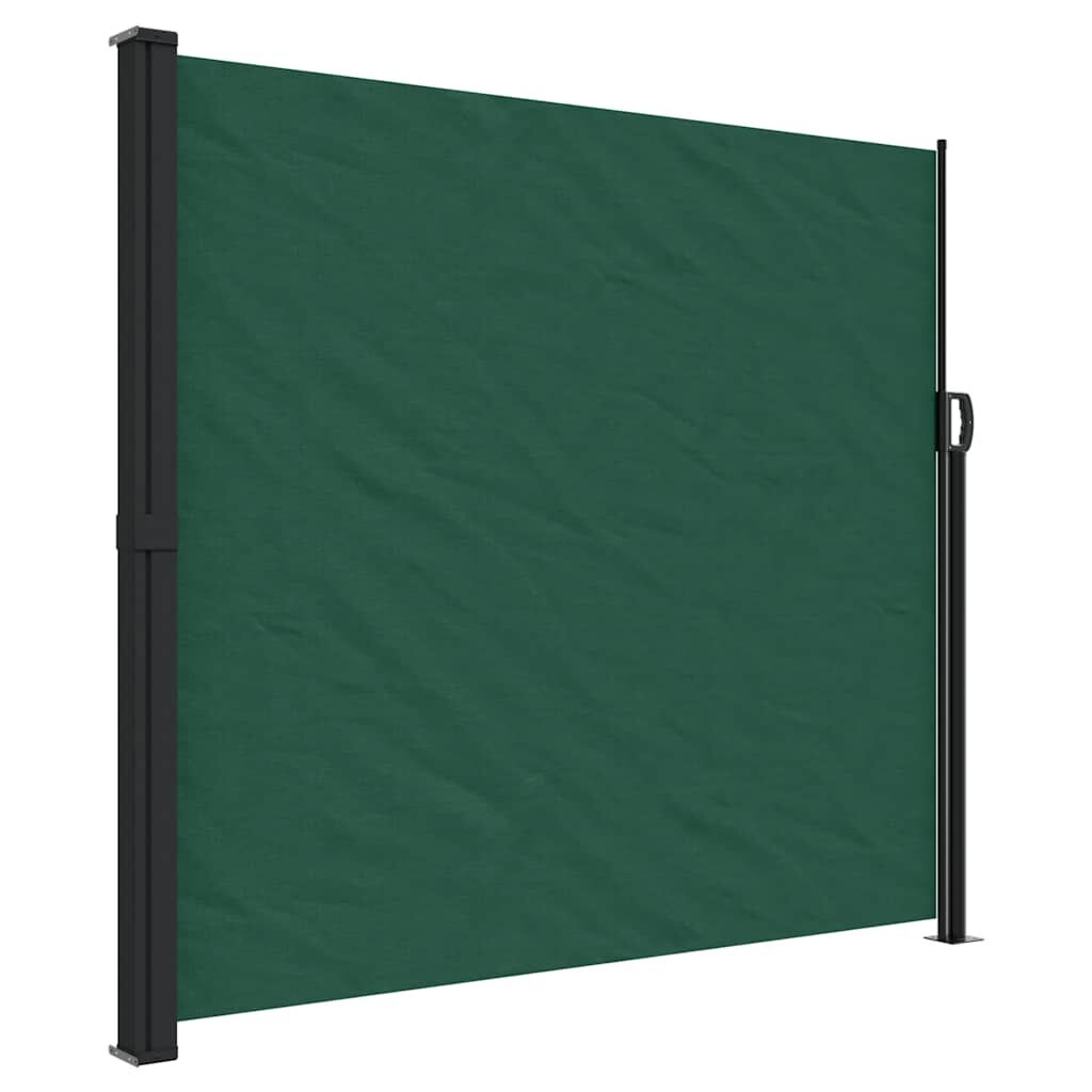 Vidaxl Toldo Lateral Retráctil Verde Oscuro 180x500 Cm_0