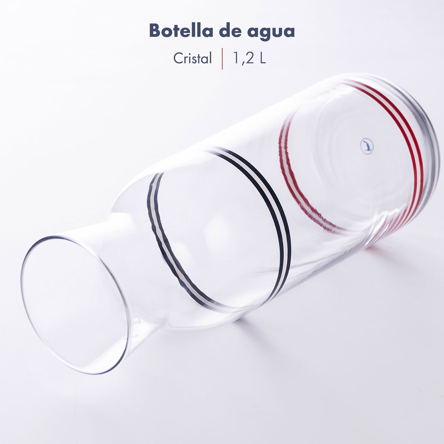 Botella De Agua De Cristal 1,2l El Ganso