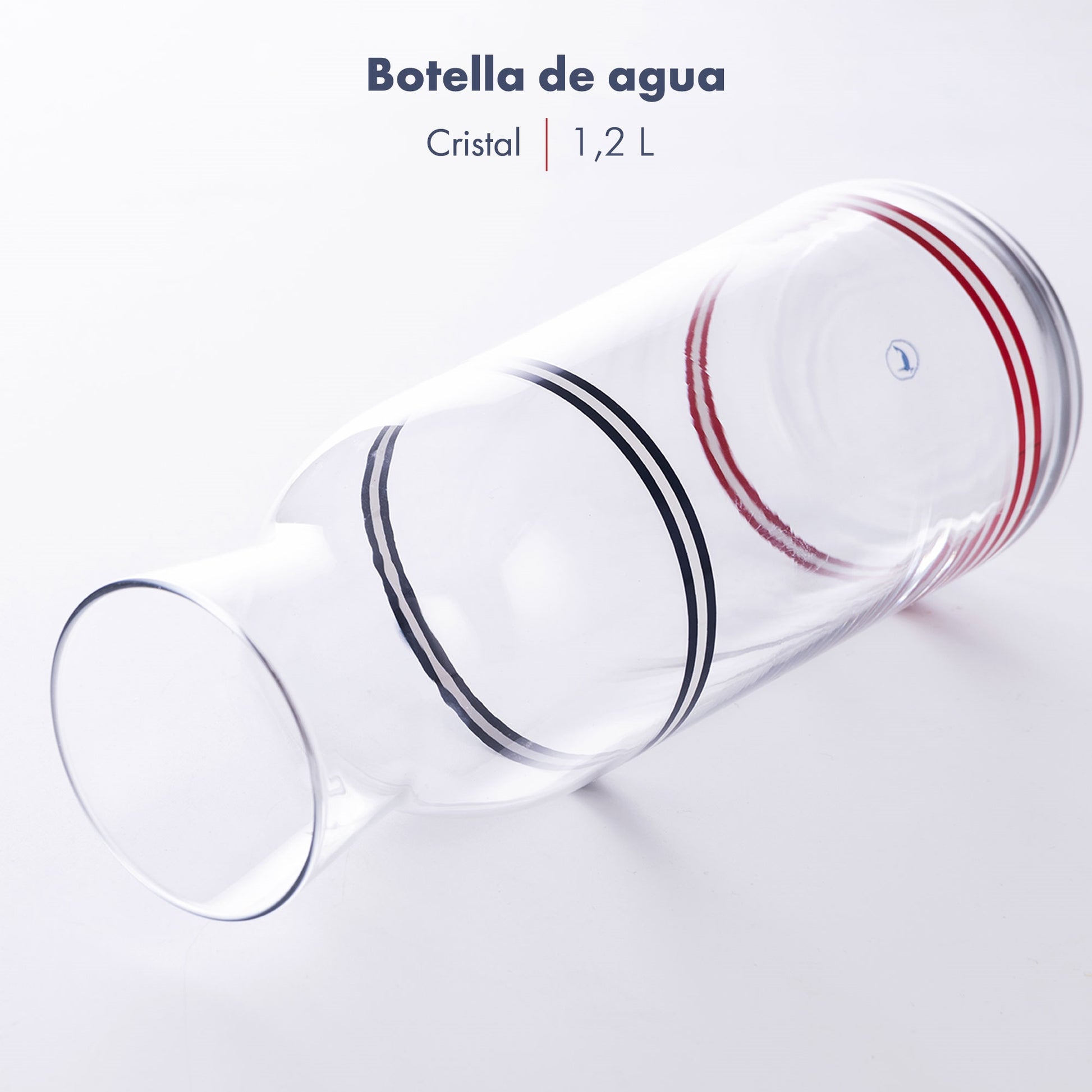 Botella De Agua De Cristal 1,2l El Ganso