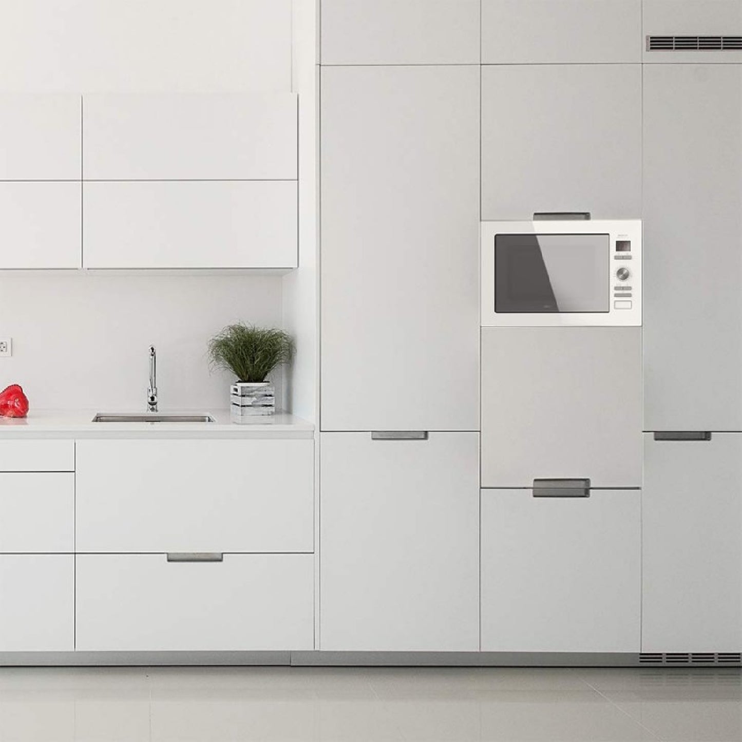 Microondas Encastrable Digital Grandheat 2590 Built-in White. Potencia 900 W, Integrable, 25 Litros, Grill 1000 W, 8 Funciones Preconfiguradas, Temp_3
