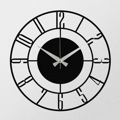 Reloj De Pared Metal Decorativo Básico_0