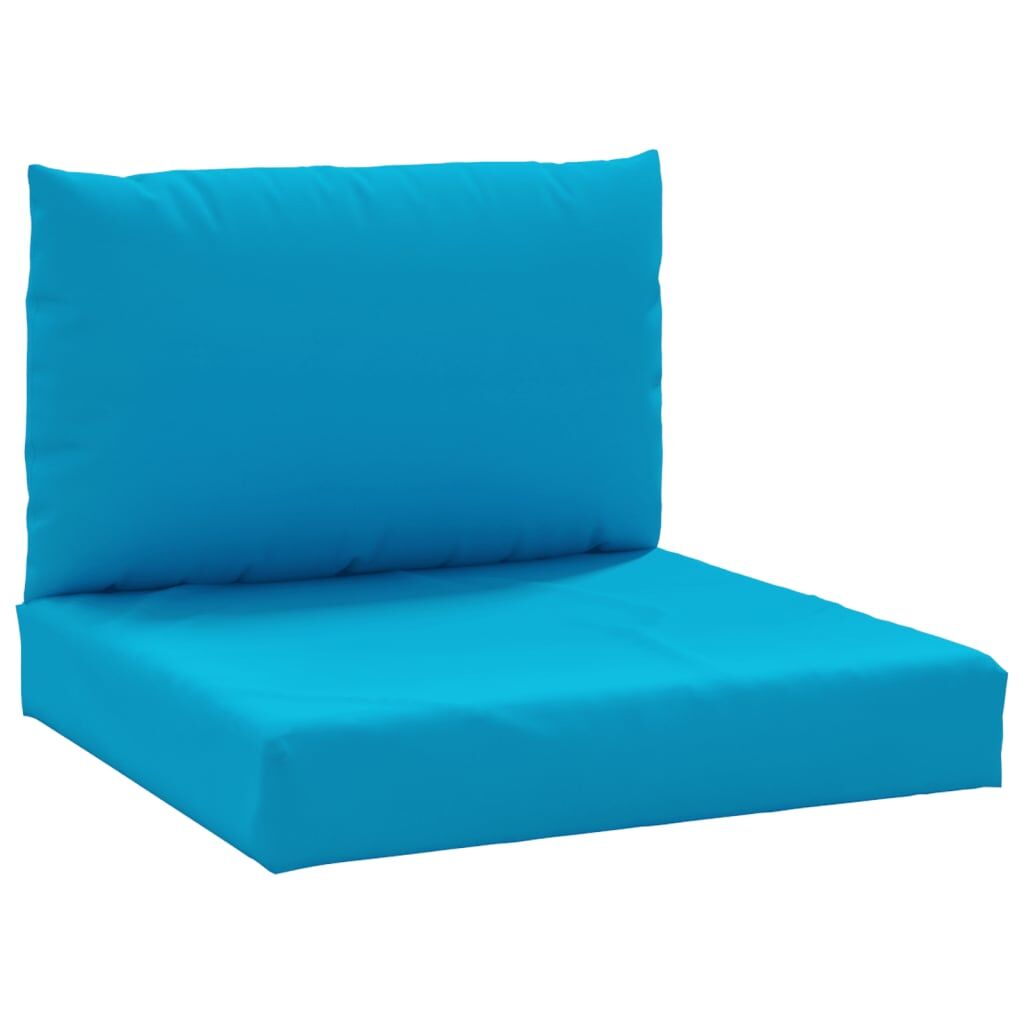 Vidaxl Cojines Para Palets 2 Unidades Tela Oxford Azul Claro_0