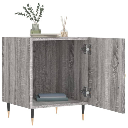 Mesitas Noche 2 Uds Madera Ingeniería Gris Sonoma 40x40x50 Cm_1