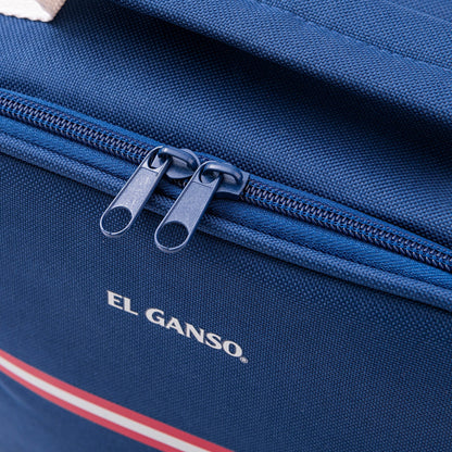 Bolsa De Almuerzo 23x10x23cm En Poliester Color Azul El Ganso