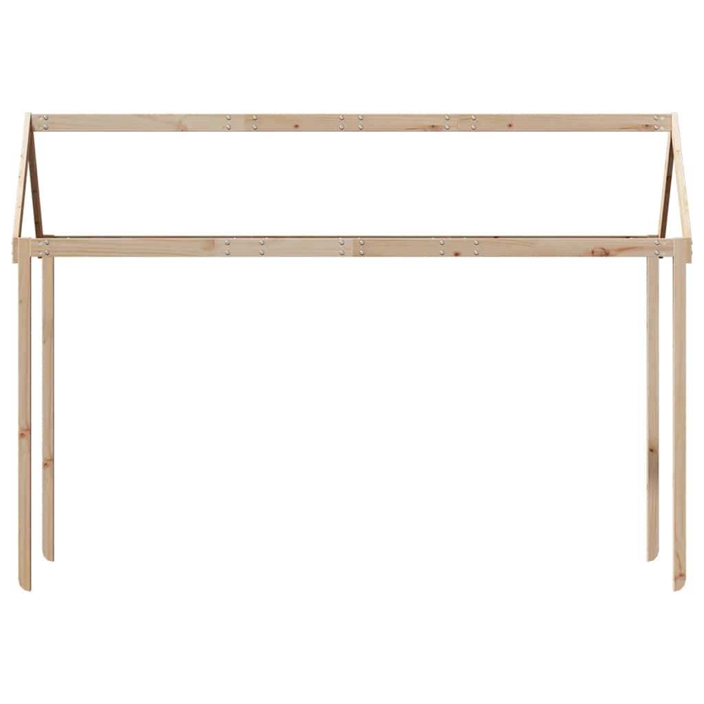 Techo De Cama Infantil Madera Maciza Pino 207x80,5x151,5 Cm_3