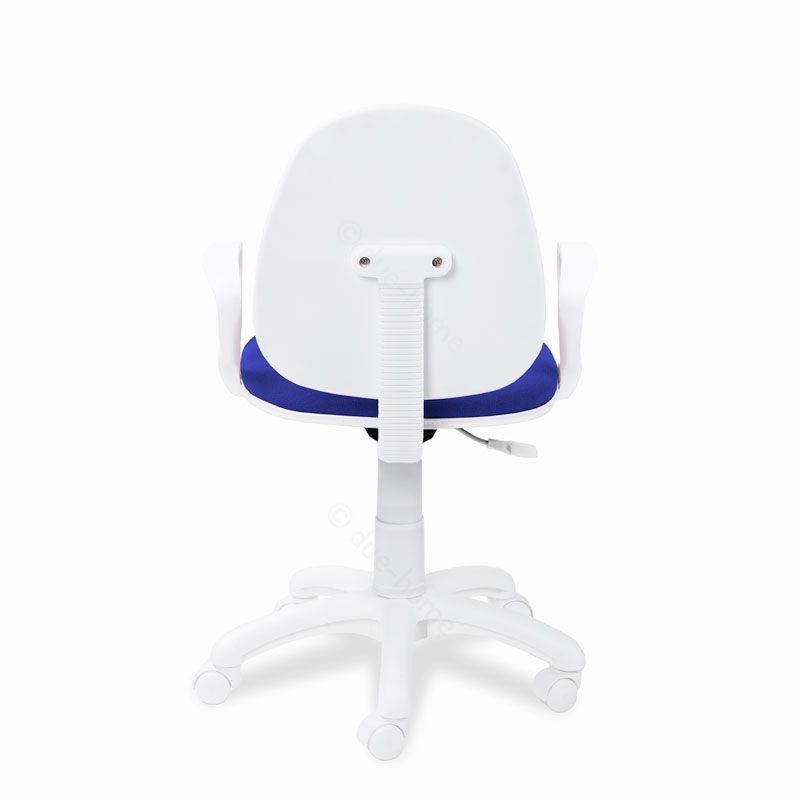Silla De Escritorio Dolphin Tejido, Azul, 47 X 89-98 X 42cm_5