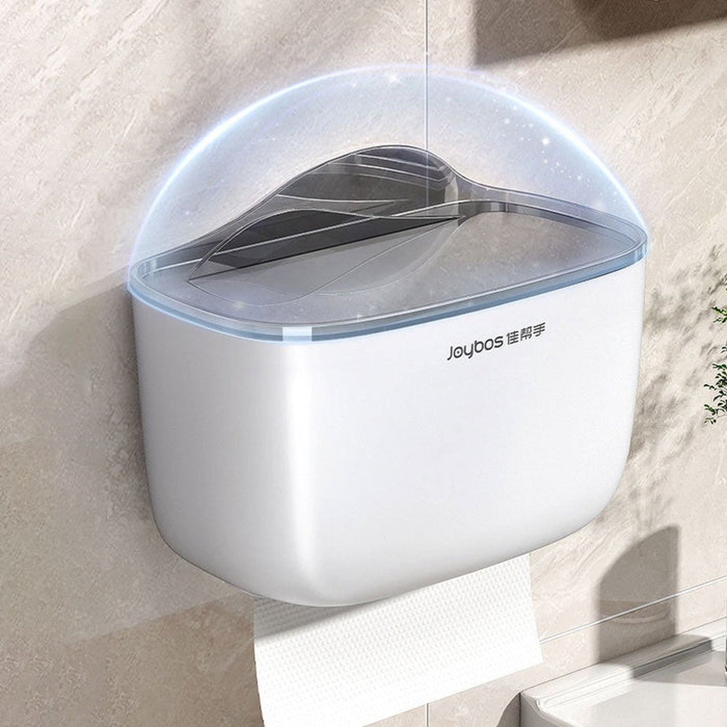 Joybos - Caja Para El Papel En La Pared Con Estante