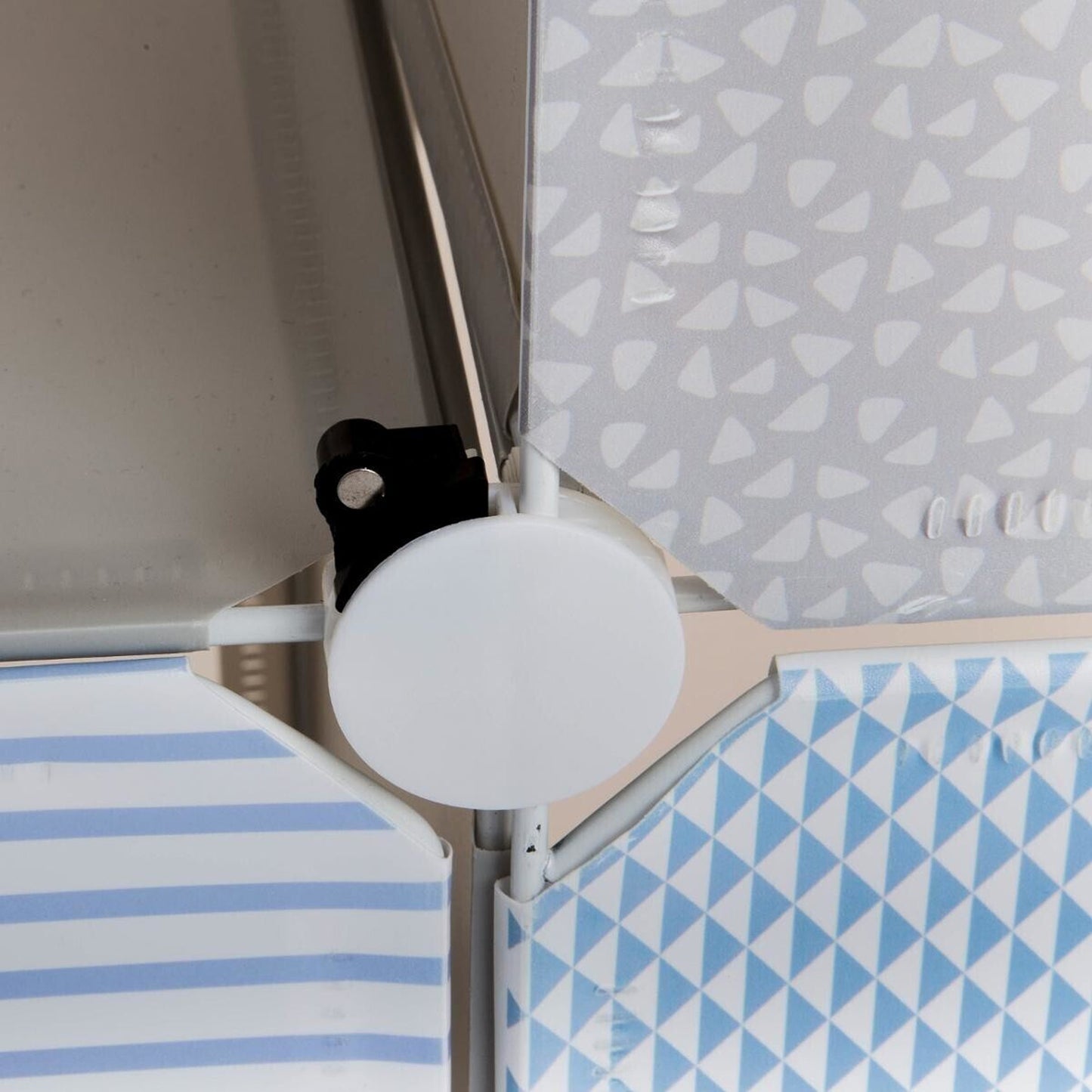 Castillo De Columnas De Almacenamiento Color Gris|l. 95.5 X D. 32 X H. 109 Cm