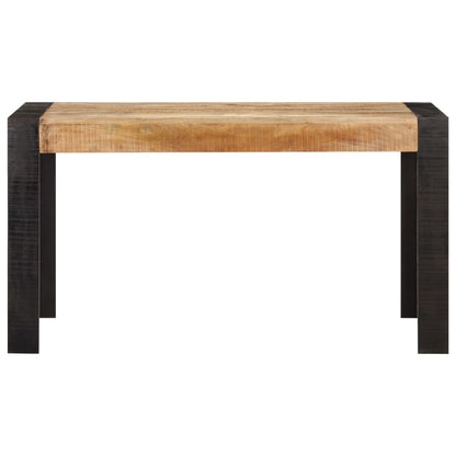 Mesa De Comedor Madera Maciza De Mango En Bruto 140x70x76 Cm_0