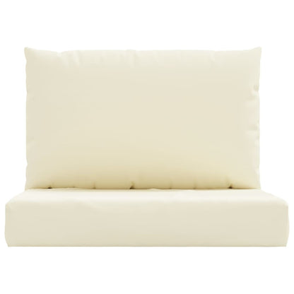 Vidaxl Cojines Para Palés 2 Unidades Tela Oxford Blanco Crema_3