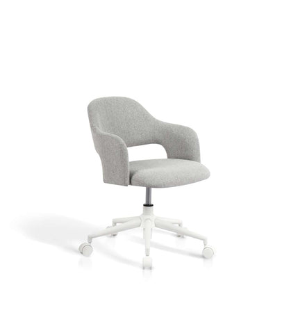 Silla Despacho Giratoria Elevable Acabado Gris, 58m(ancho) 71/81cm(altura) 58cm(fondo)_0