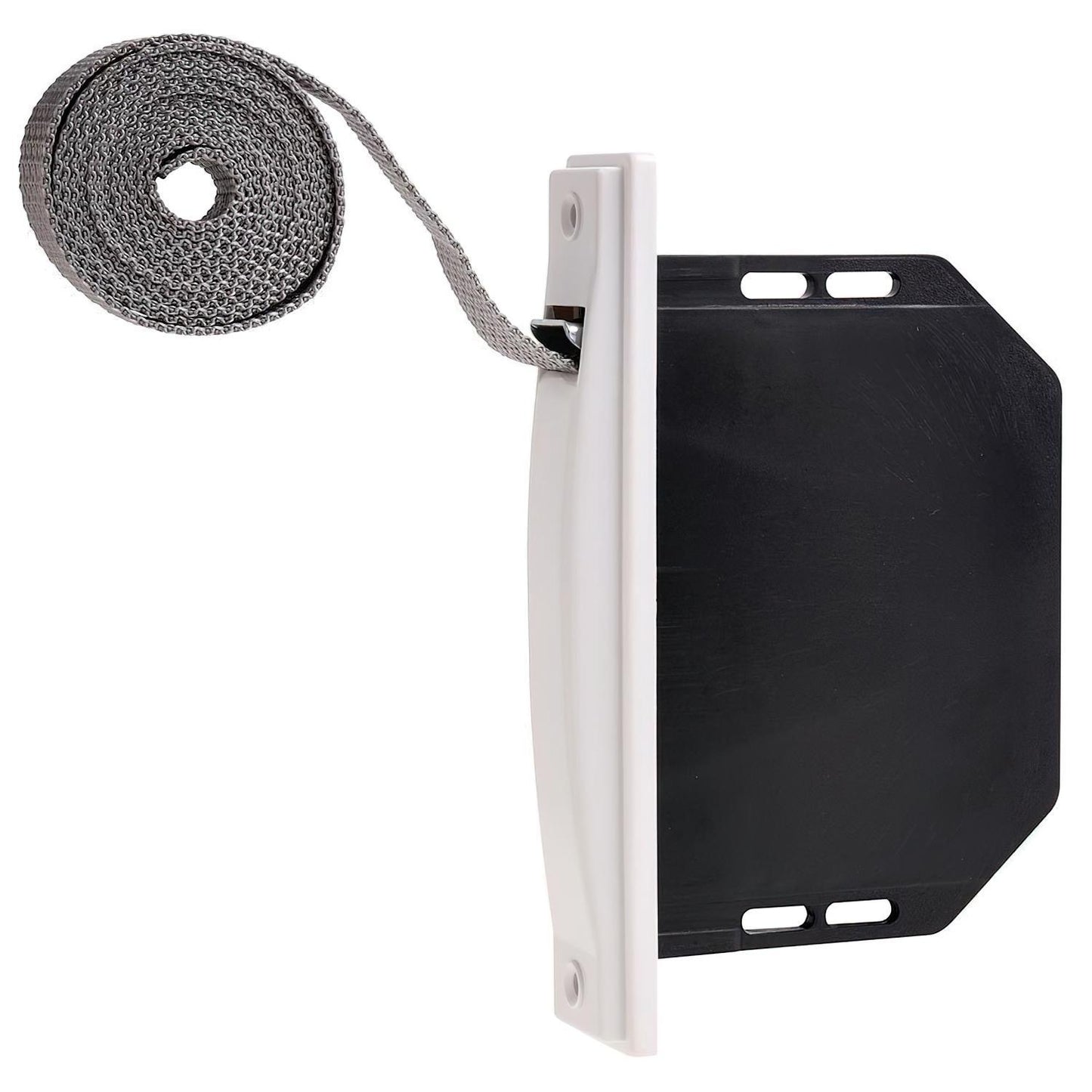 Recogedor Persiana Mini Blanco Cinta 18 Mm. Empotrar Sin Pivotes