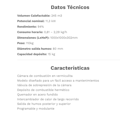 Fabricalor Estufa Slim 11 Burdeos_1