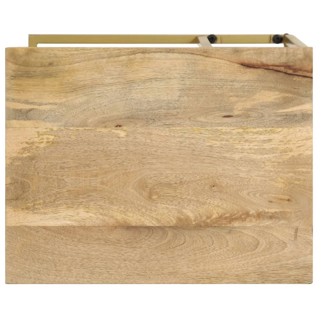 Mesa Auxiliar De Madera Maciza De Mango 35x45x65 Cm_3