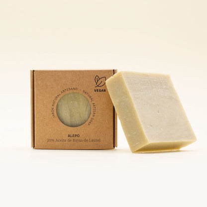 Jabón Natural Artesano de Alepo 20 % Labnatur 80 g | Nutre y Protege | Piel Sensible | Vegano_2