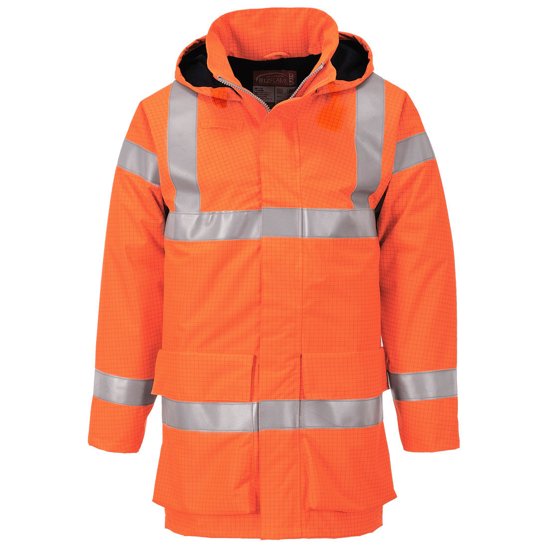 Chaqueta Ligera De Alta Visibilidad, Ignífuga Y Antiestática Bizflame Rain / Xl / Amarillo_0