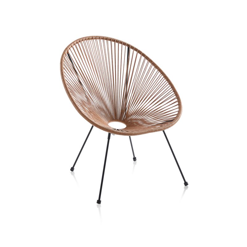 Pack 2 Sillones Jone Metal, Marrón, 80 X 85 X 71_4