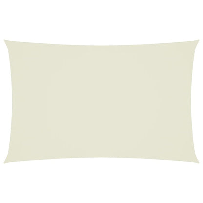 Vidaxl Toldo De Vela Rectangular Tela Oxford Color Crema 2,5x5 M_0