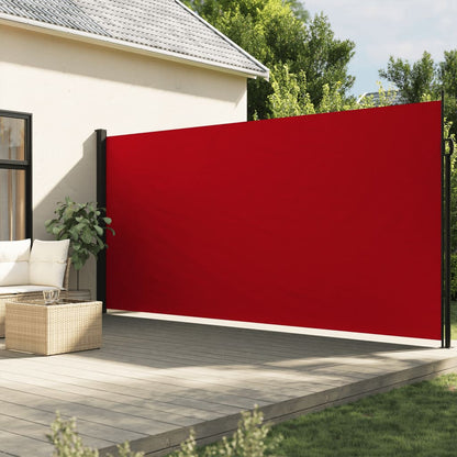 Vidaxl Toldo Lateral Retráctil Rojo 220x500 Cm_1