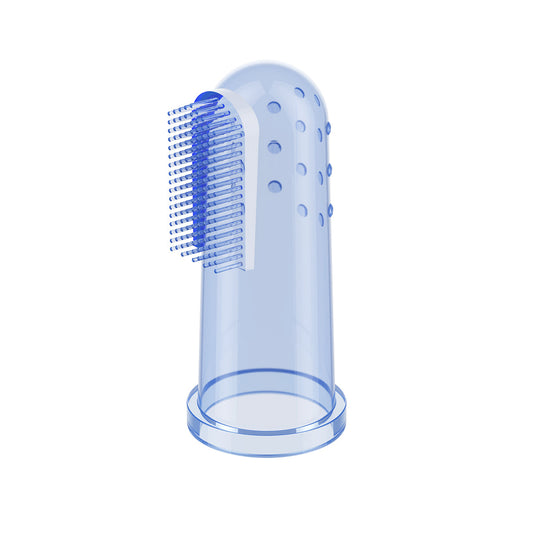 Cepillo Dedal De Silicona Con Estuche Azul_0