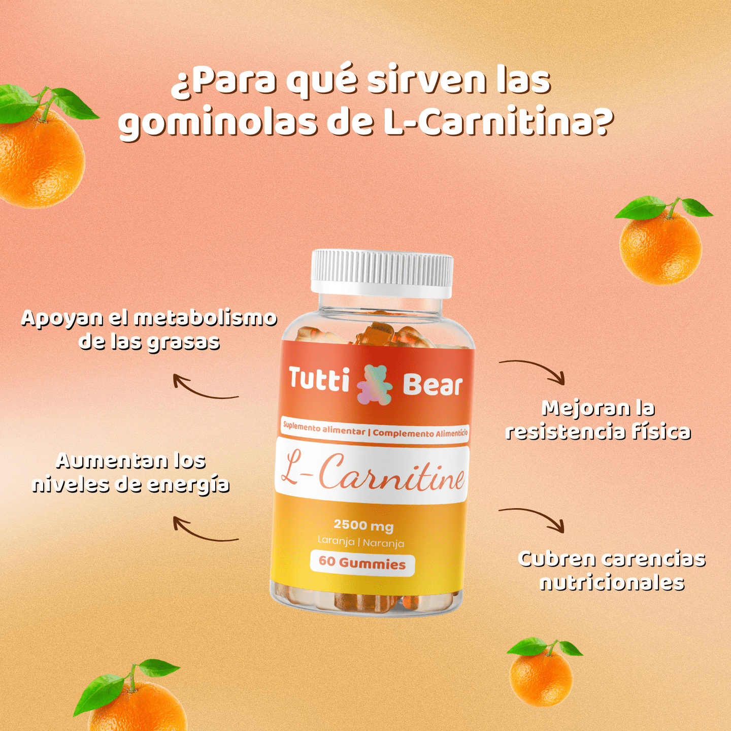 Gominolas De L-carnitina – 60 Gominolas_1