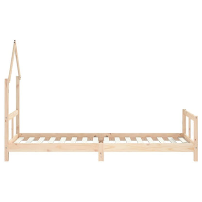 Vidaxl Estructura De Cama Para Niños Madera Maciza De Pino 80x200 Cm_4