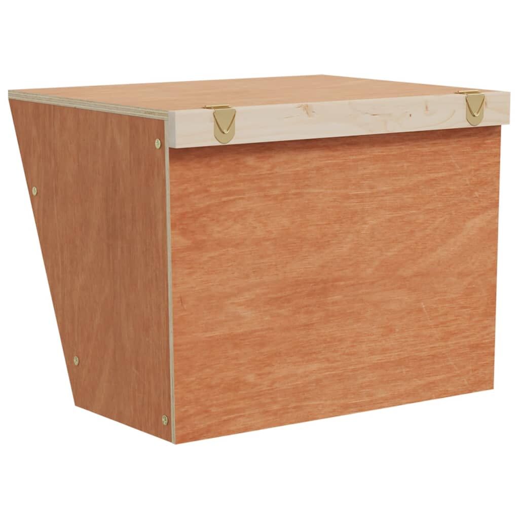 Vidaxl Comedero Heno Para Conejos Madera Maciza Abeto 25x18,5x20,5 Cm_4