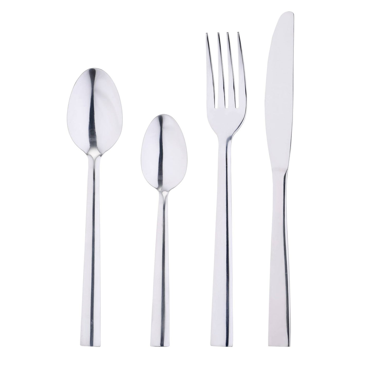 Set De 3 Sartenes + 24 Piezas De Cubertería Cromada, Durabilidad Y Estilo En Tu Cocina_3