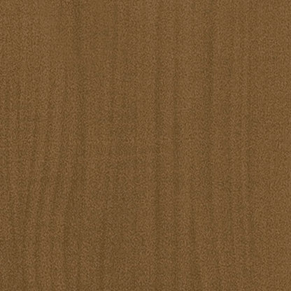 Jardinera De Madera Maciza De Pino Marrón Miel 70x70x70 Cm_5