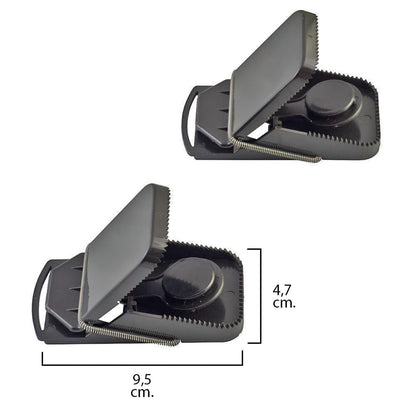 Trampa Ratones Plastico 9.5 X 4.7 Cm. (bolsa 2 Unidades)