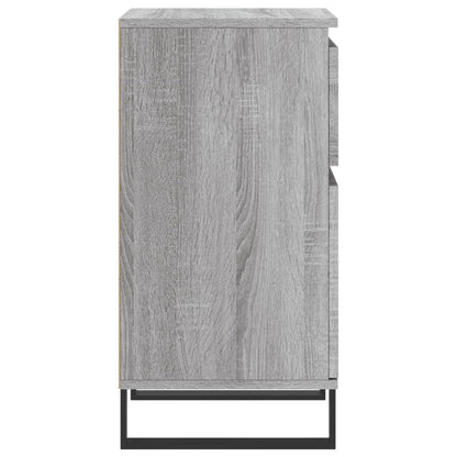 Aparador Madera De Ingeniería Gris Sonoma 40x35x70 Cm / Vetonek_4