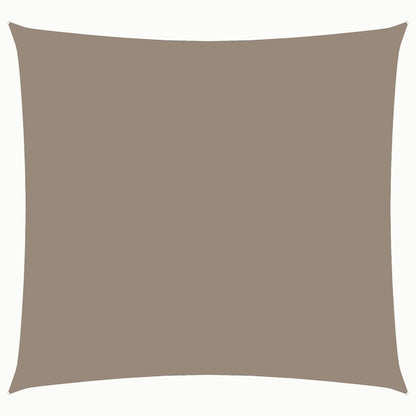Vidaxl Toldo De Vela Cuadrado Tela Oxford Gris Taupe 3x3 M_0